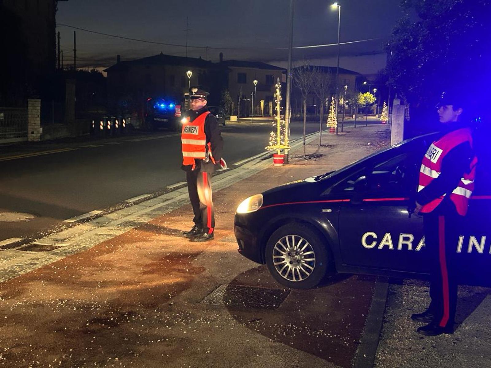 Festivit&agrave; natalizie, i Carabinieri intensificano i controlli