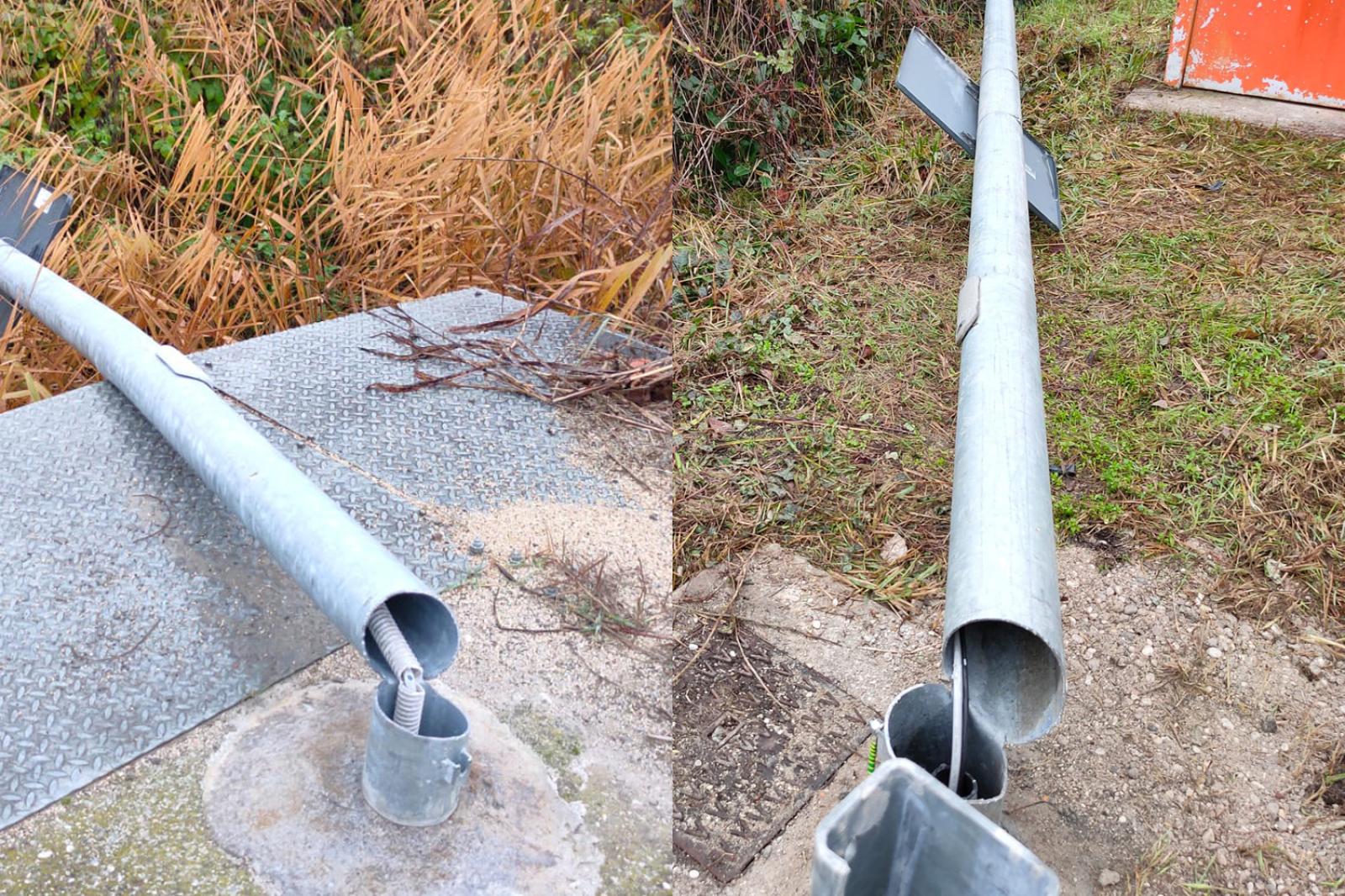 Sette velox tagliati in sette mesi: caccia all'uomo col flessibile