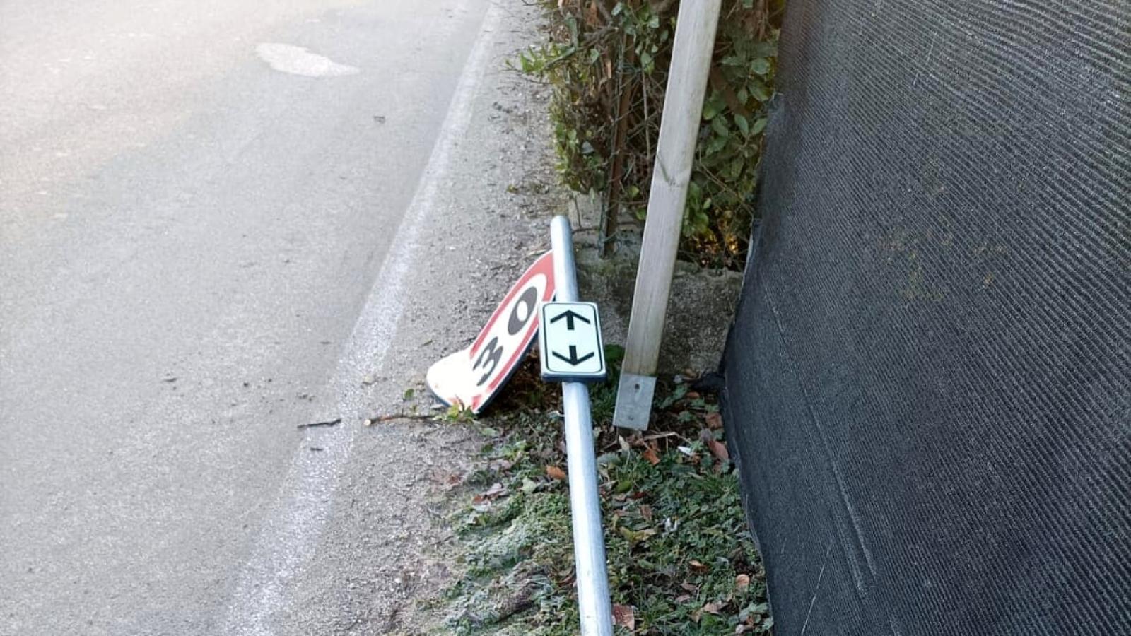 Dopo Veloman, abbattuti i segnali dei 30 all'ora