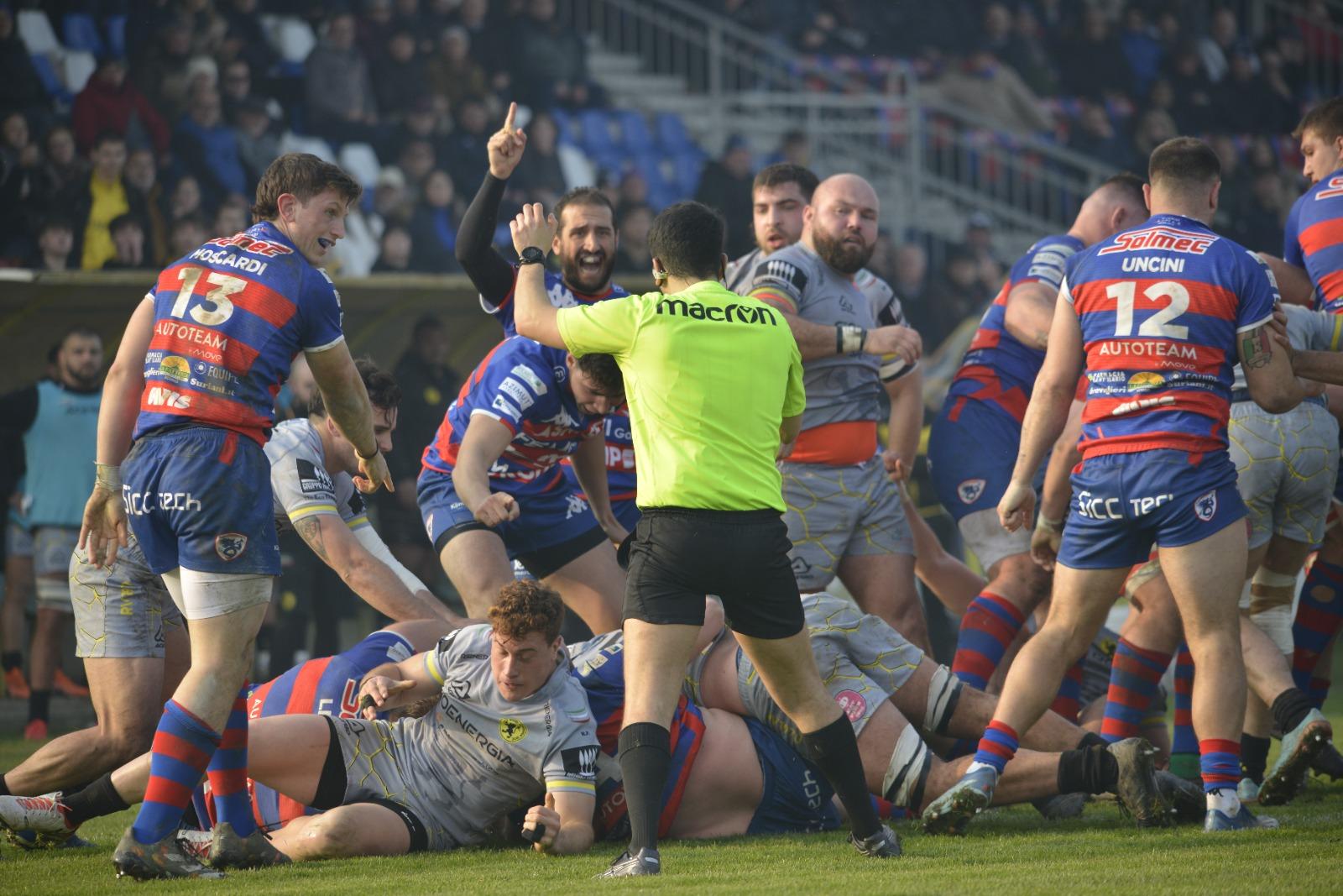 La Rugby Rovigo batte il Viadana e si prende il bonus