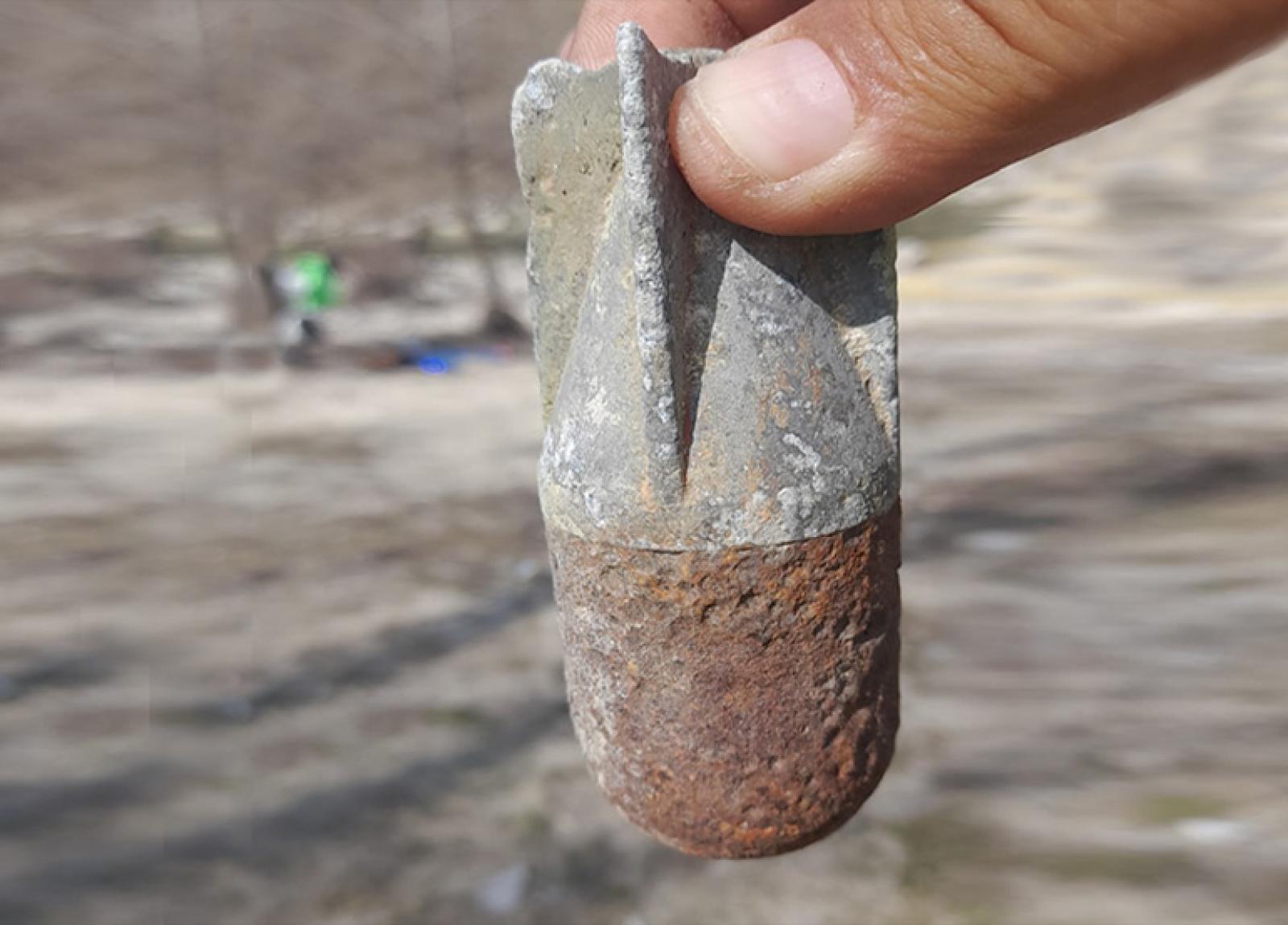 Spunta una bomba: &egrave; un residuato