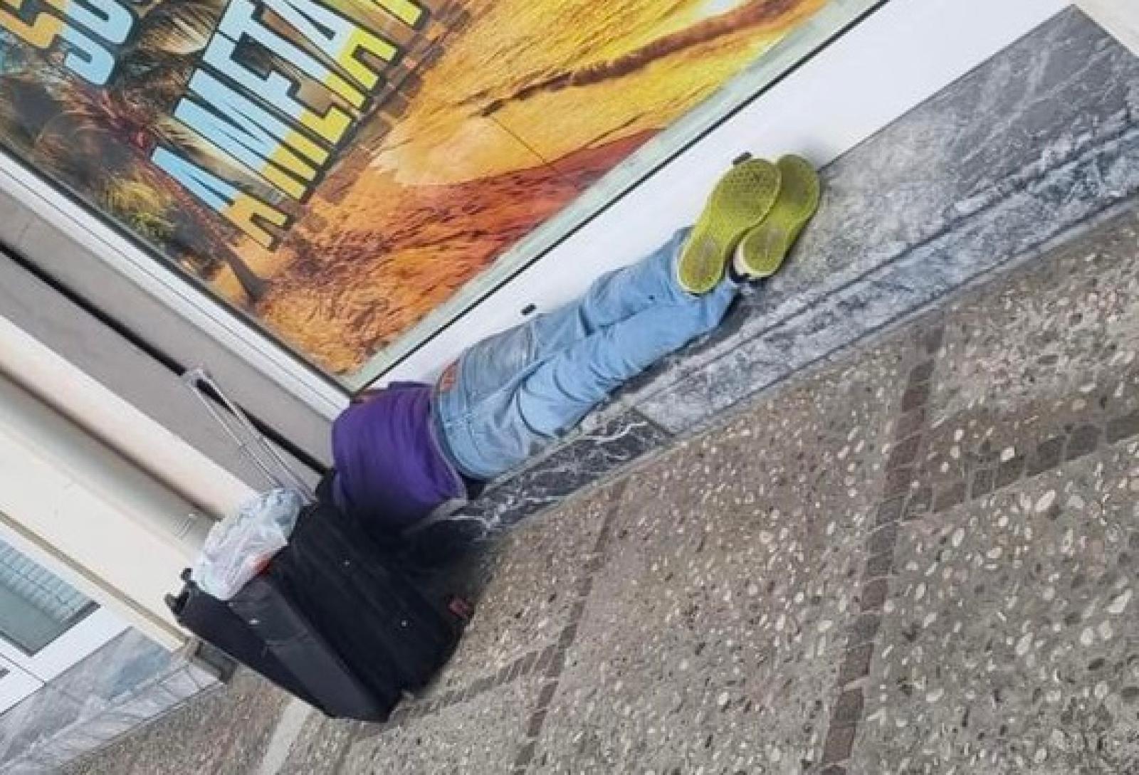 Senzatetto di 19 anni soccorso