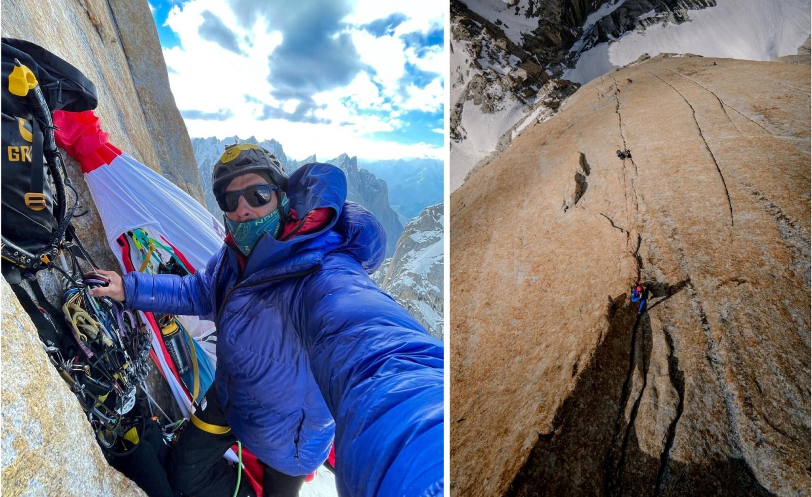 L'impresa di Stefano Ragazzo: il primo a scalare l'Eternal Flame in solitaria