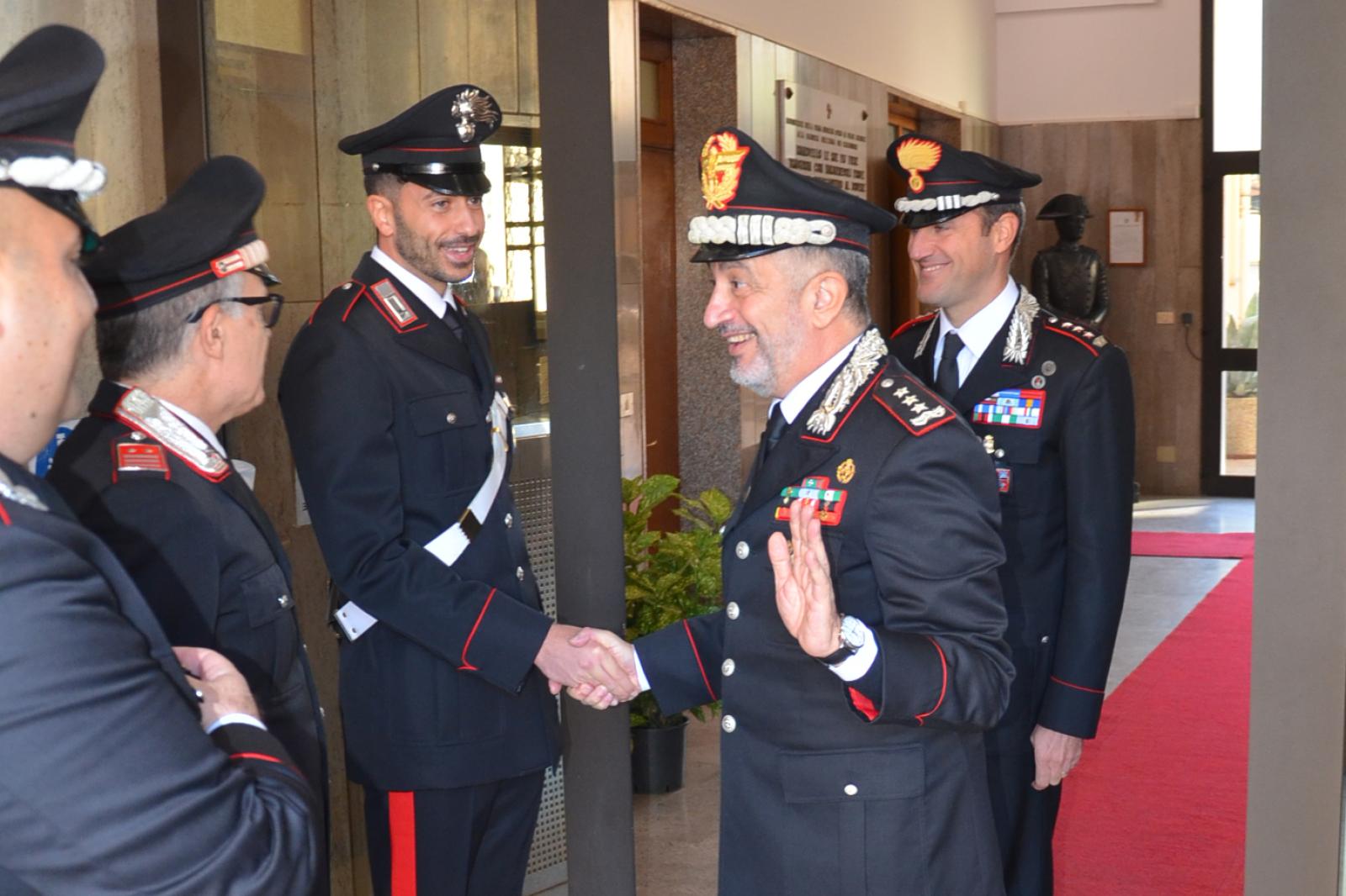 Visita e briefing col generale