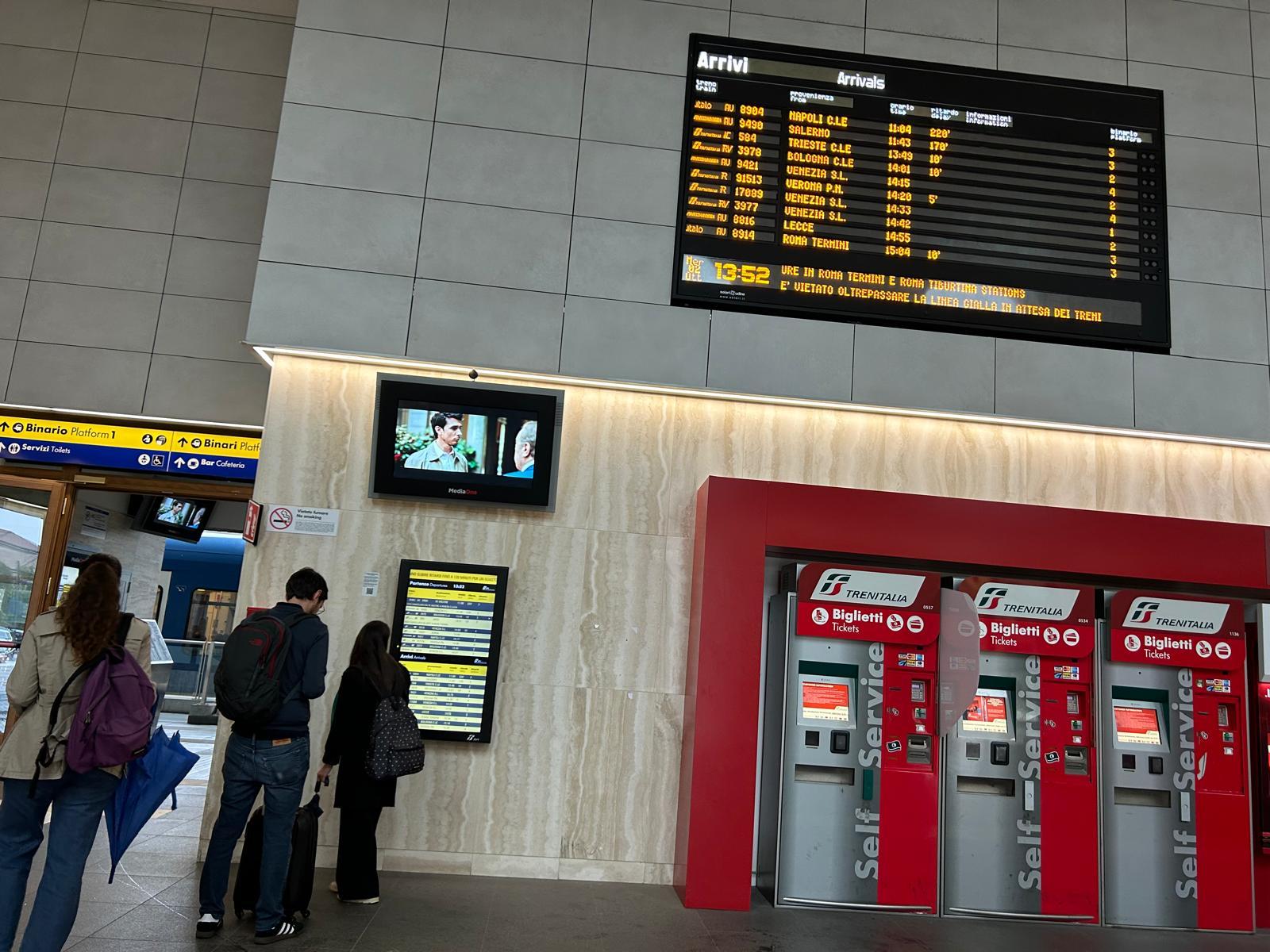 Guasto a Roma, treni nel caos anche a Rovigo