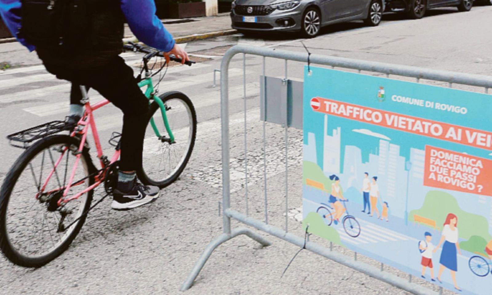 Domenica ecologica, l&rsquo;auto lasciata 