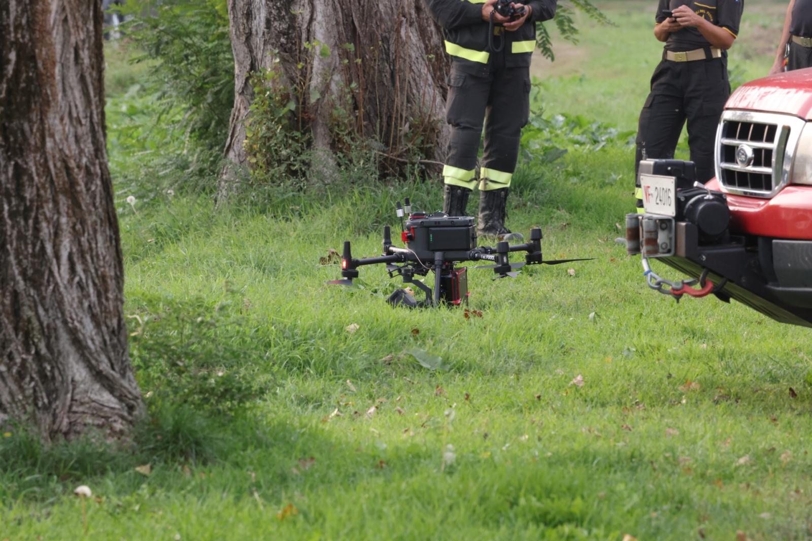 Scovato coi droni e recuperato il corpo