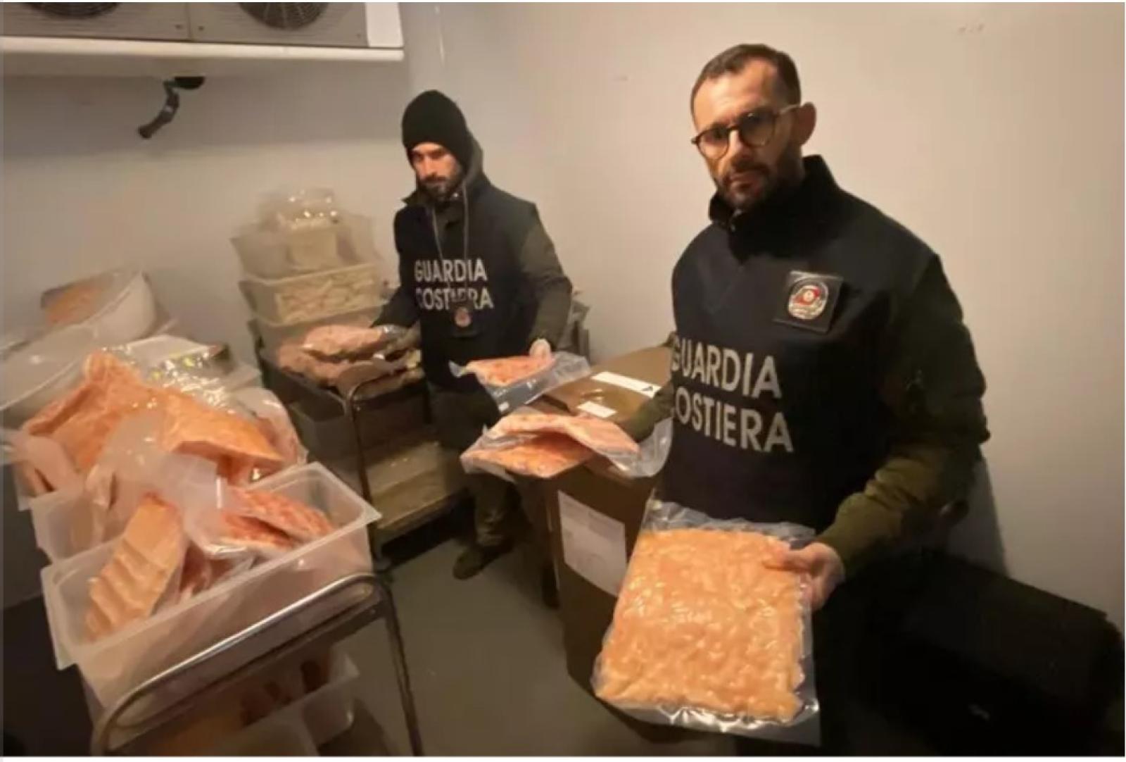 Pesce non tracciato, maxi sequestro di 2 tonnellate