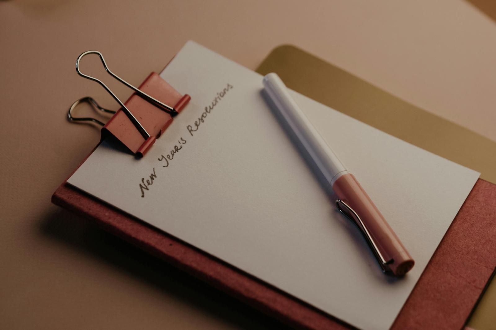 I buoni propositi per l'anno nuovo