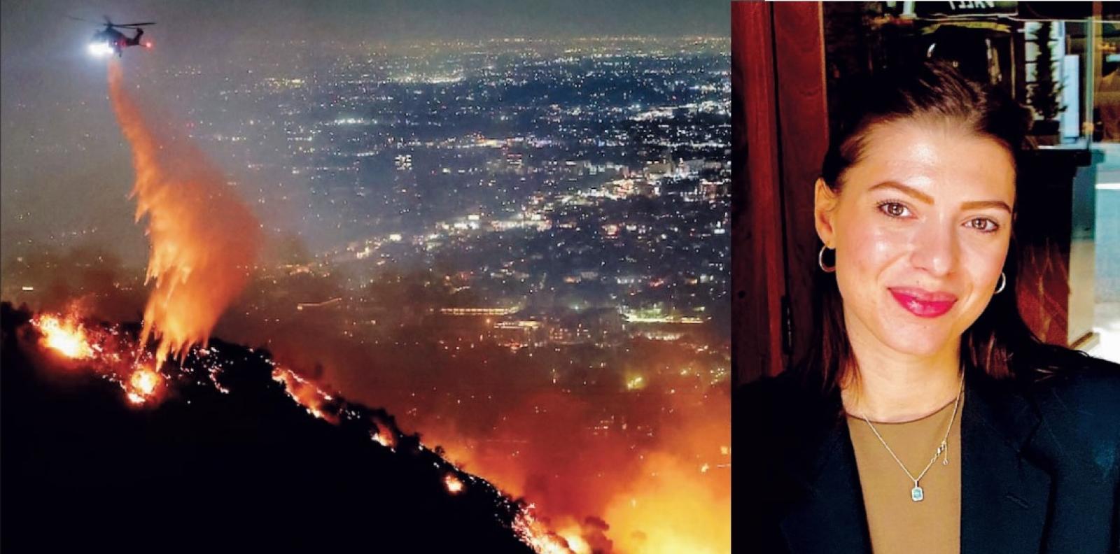 Una polesana nel rogo di Los Angeles: &ldquo;Qui attorno &egrave; un vero inferno&rdquo;