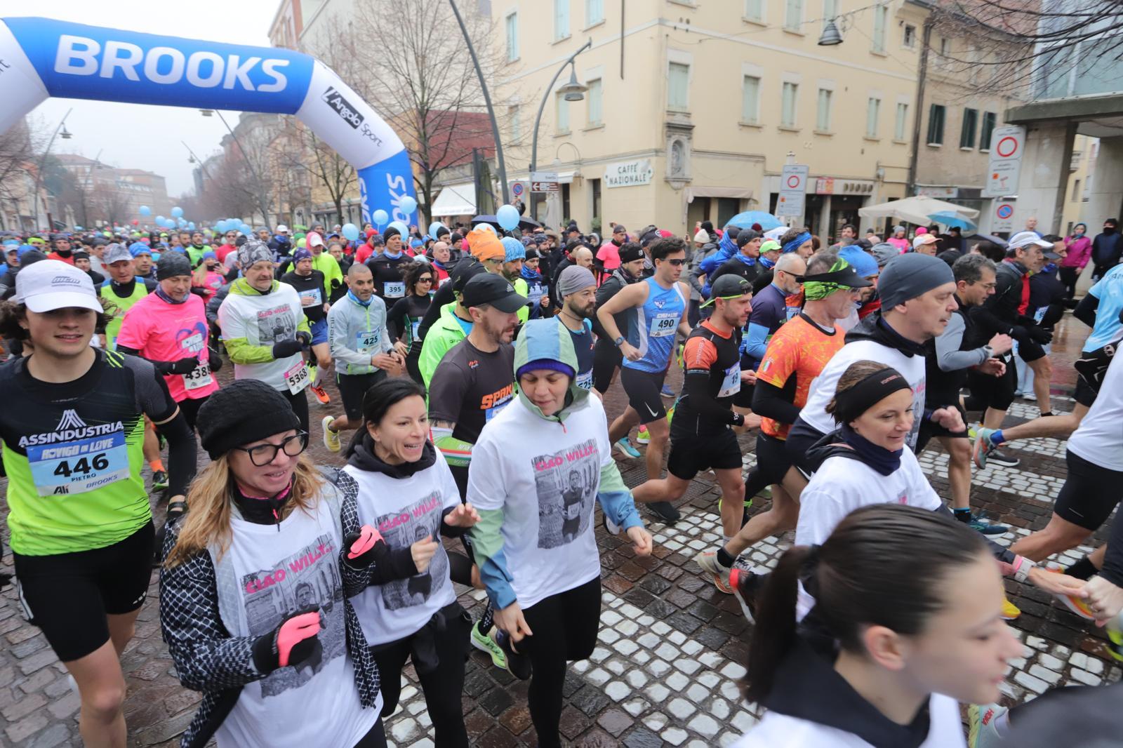 Rovigo in love, che festa coi runner