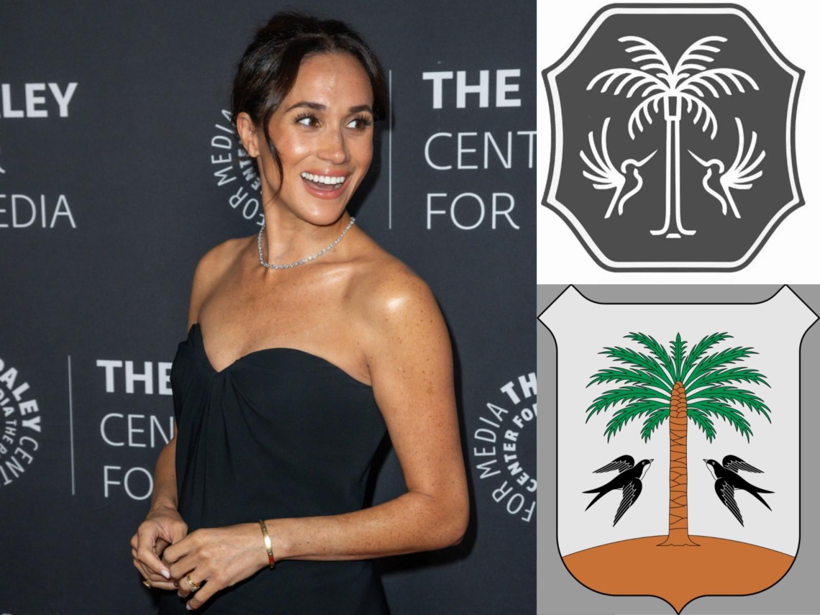 Meghan Markle e i loghi a confronto