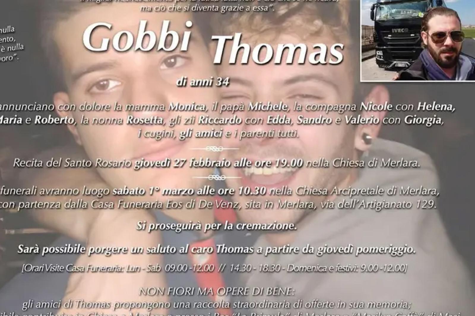 Tragedia a Merlara: la comunit&agrave; si stringe attorno alla famiglia Gobbi