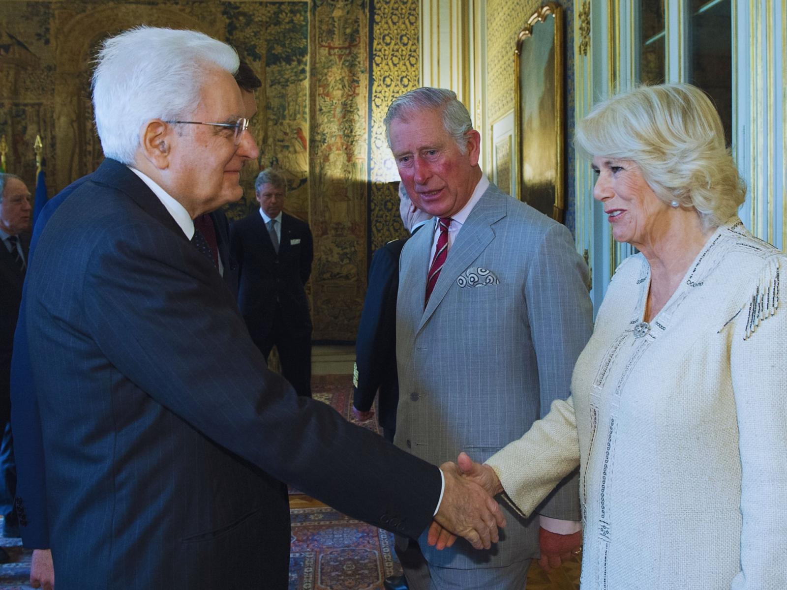 Re Carlo e Camilla in Italia