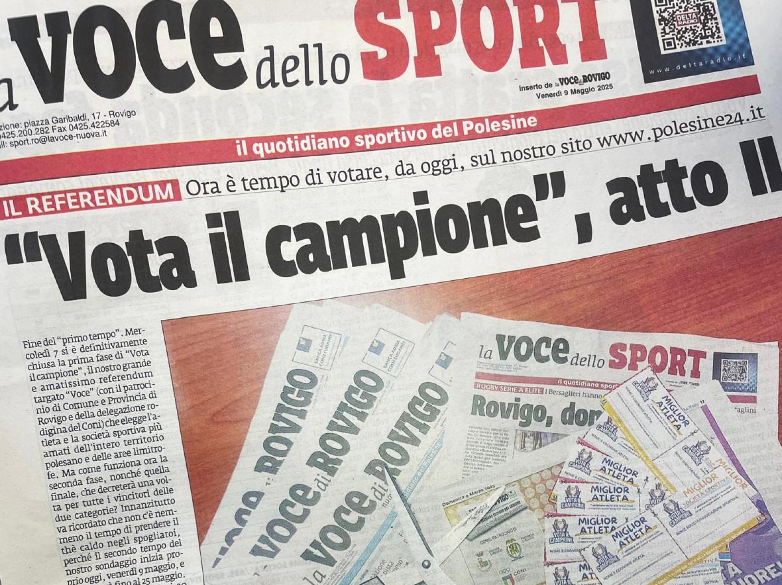 Al via la fase online del referendum sportivo, vota il tuo atleta preferito!