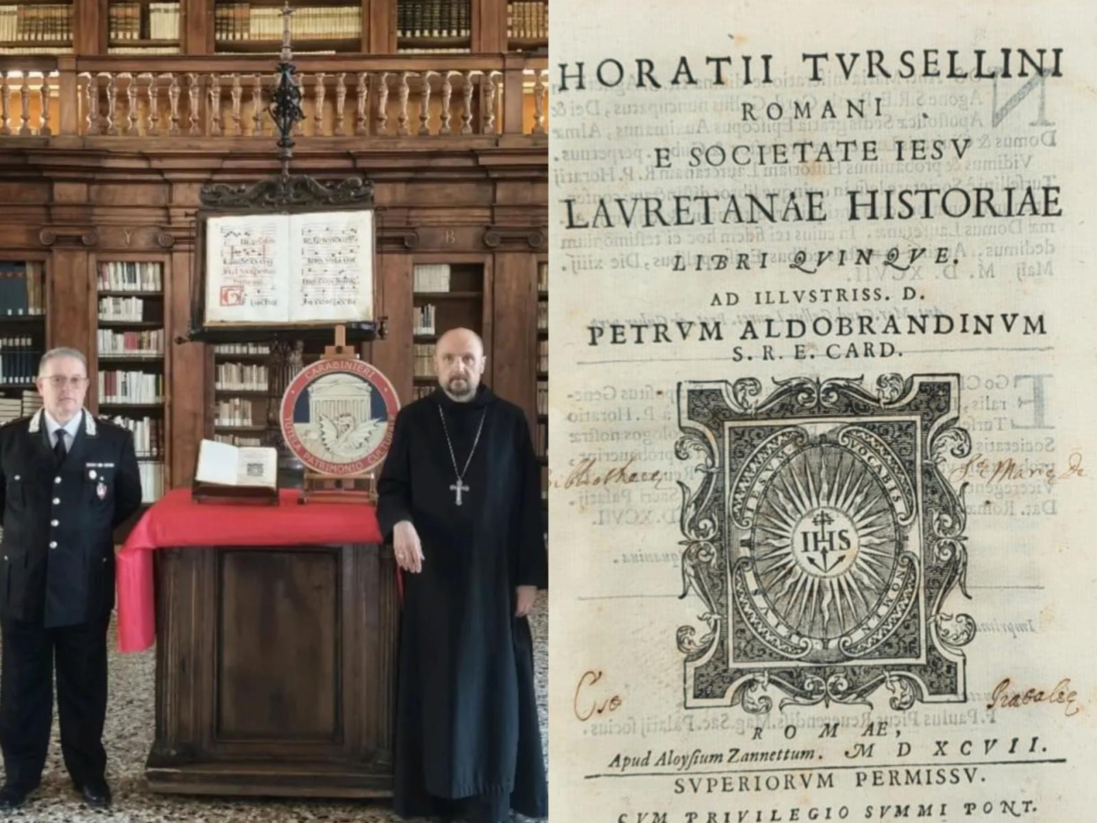 Eccezionale, i carabinieri scovano il manoscritto scomparso 