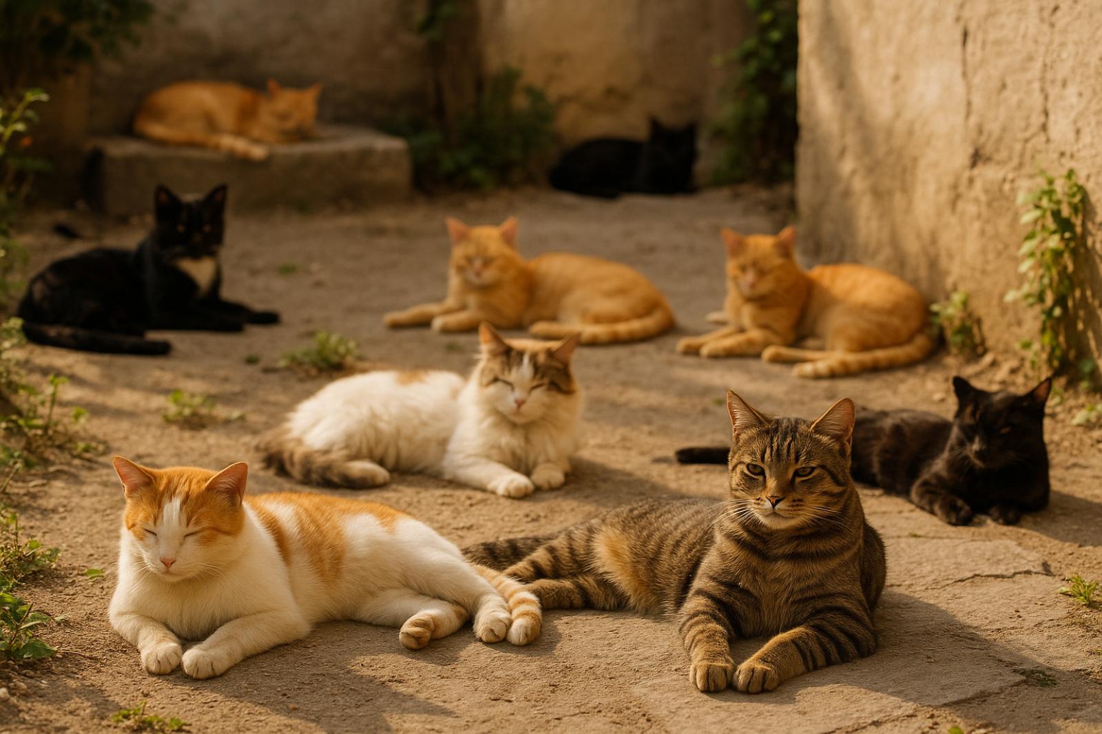 Strage di gatti nella colonia felina