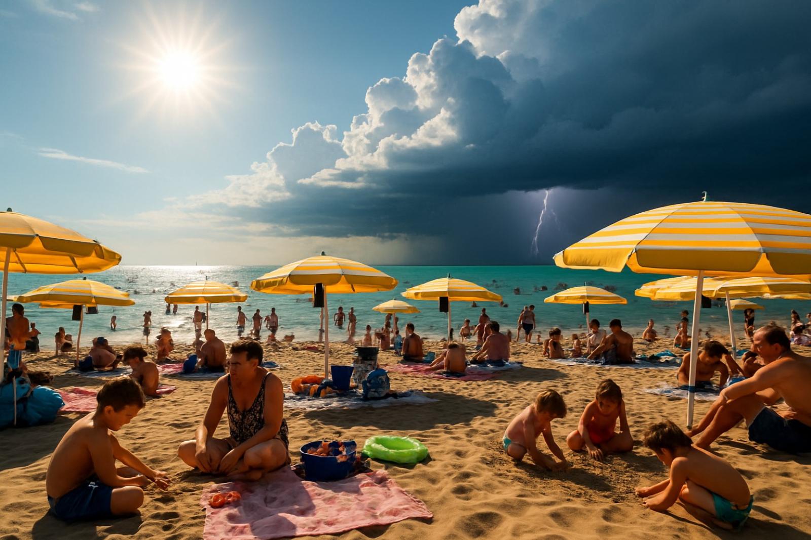 L'anticiclone africano: un caldo abbraccio che preannuncia temporali estivi