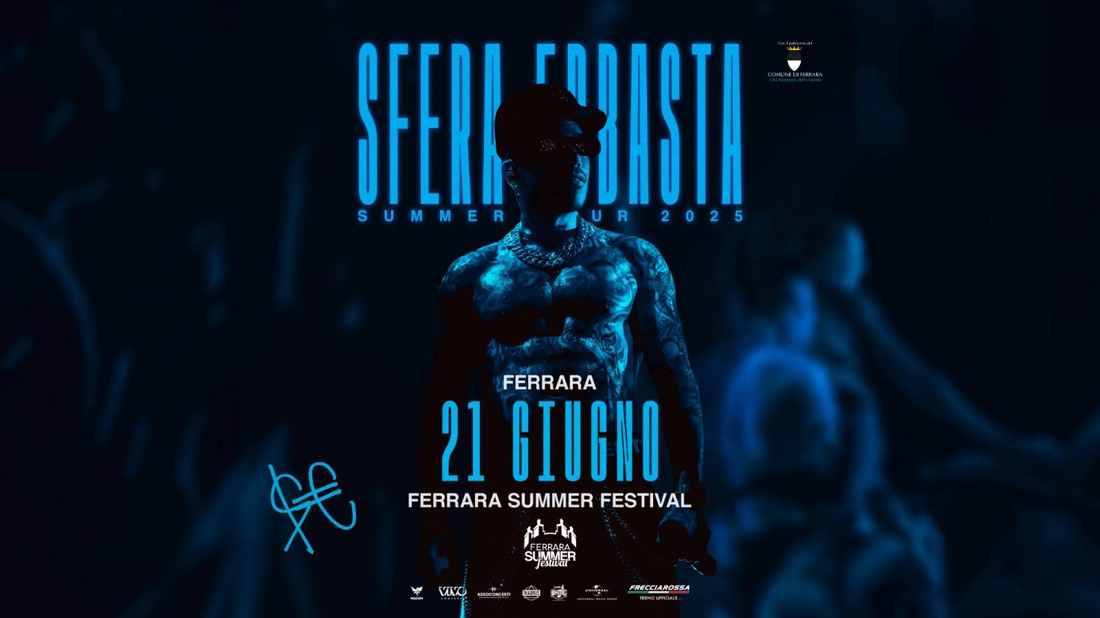 Sfera Ebbasta al Festival Summer Tour