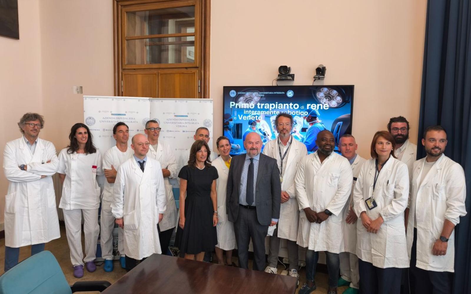 Trapianto di rene robotico a Verona: una nuova frontiera della chirurgia mininvasiva