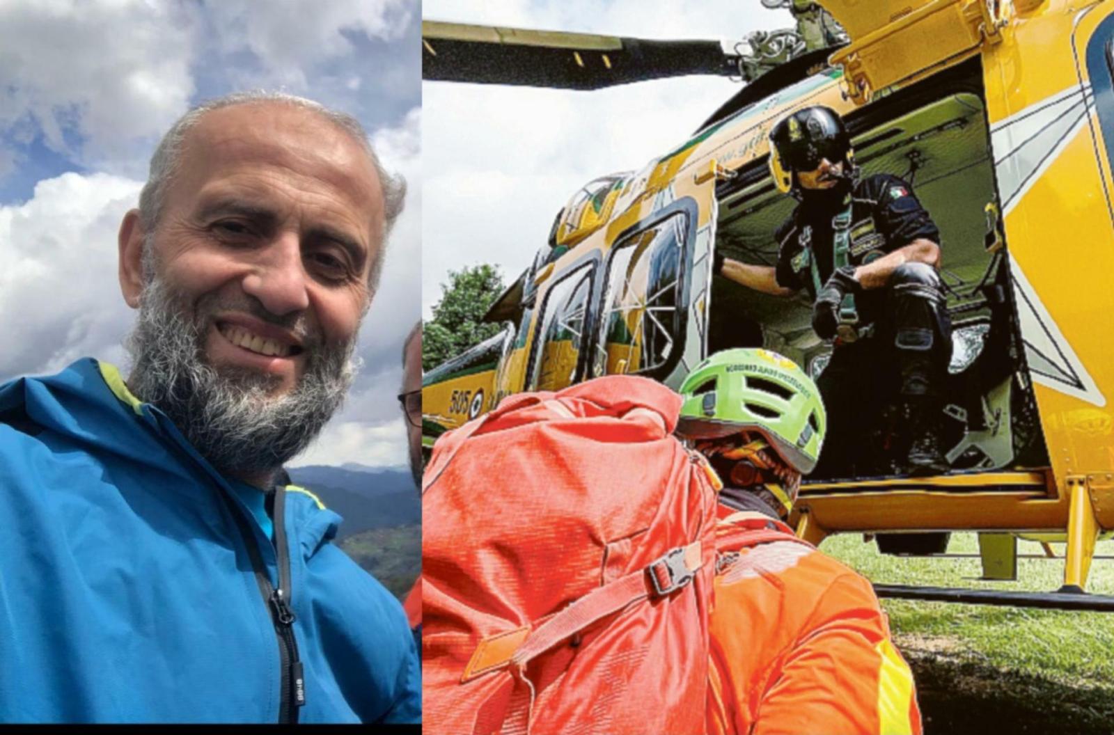 Cade in ferrata, muore a 59 anni