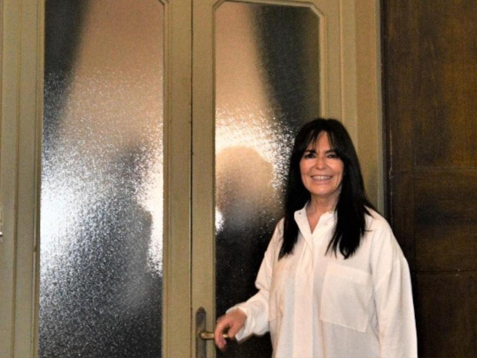 "E' la prima sindaca della citt&agrave;. Sta lavorando bene"