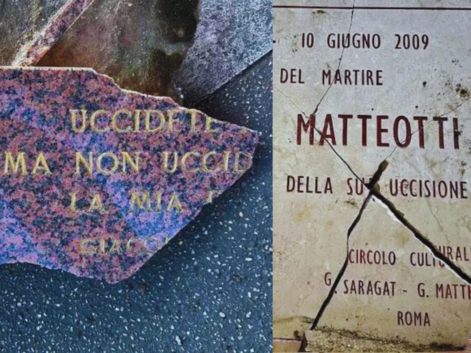 Un monumento ferito: l'oltraggio alla memoria di Giacomo Matteotti a Roma