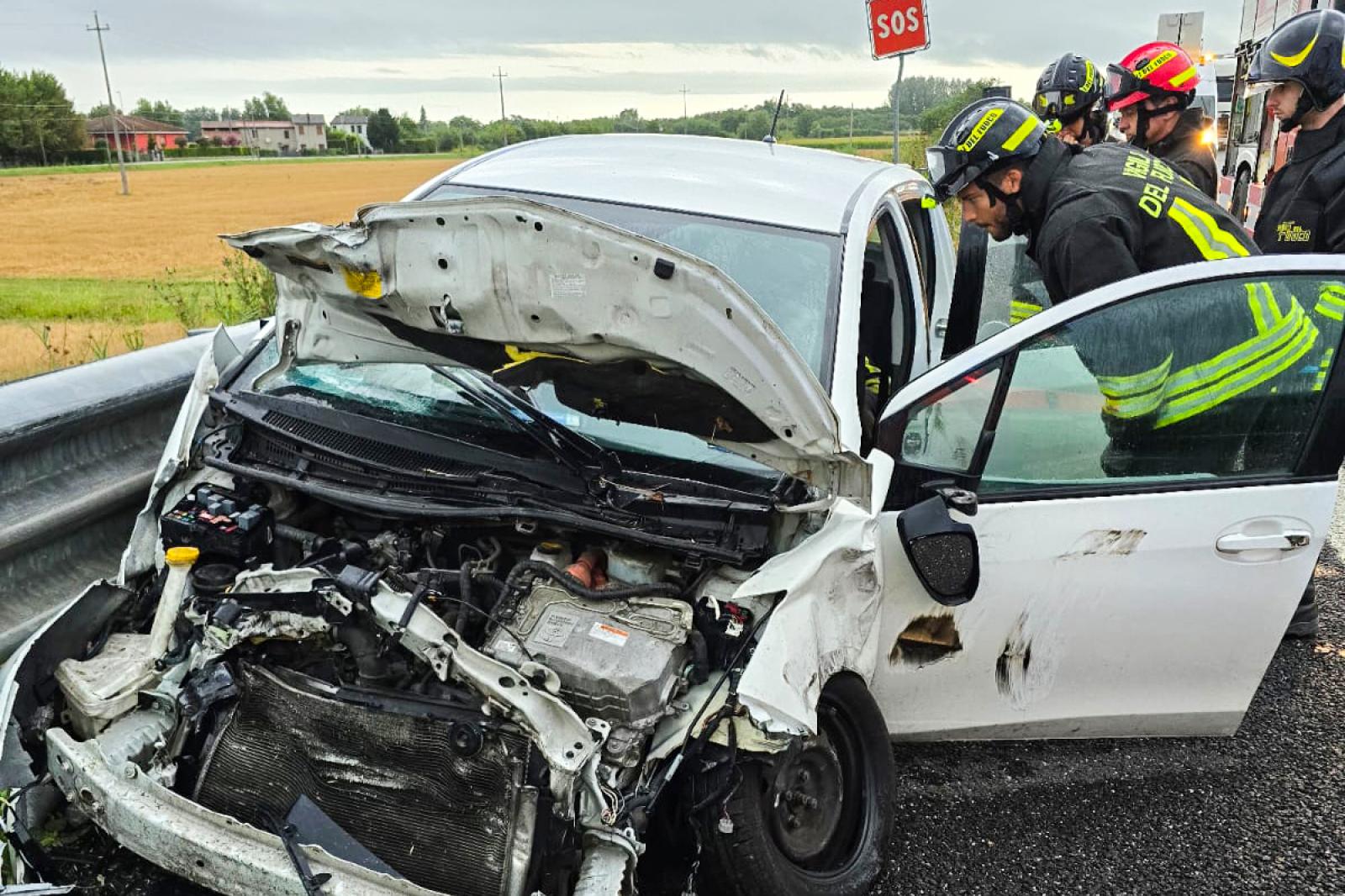 Terrificante incidente: &egrave; miracolato
