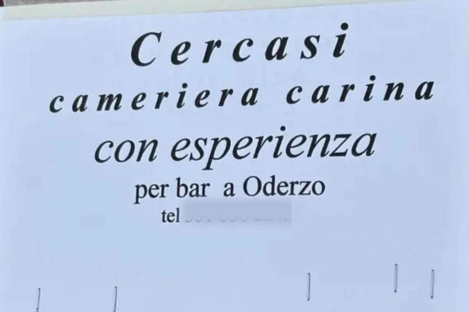 Annuncio di lavoro a Oderzo: quando la bellezza diventa requisito professionale
