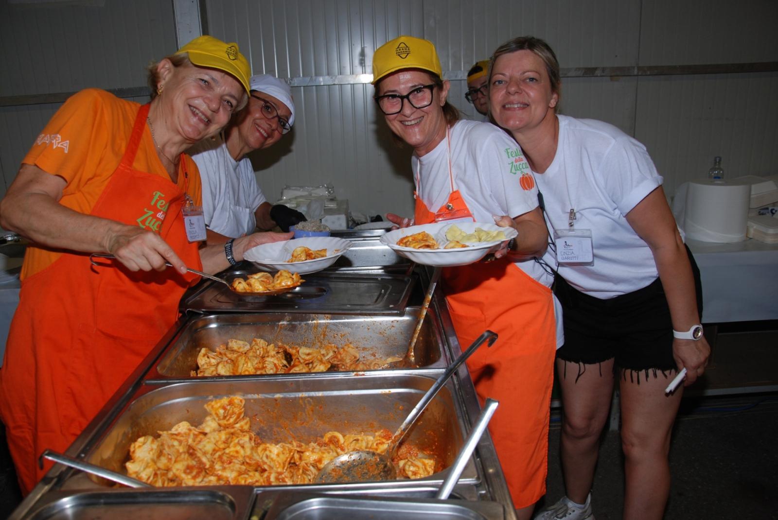 Melara si tinge di color arancio