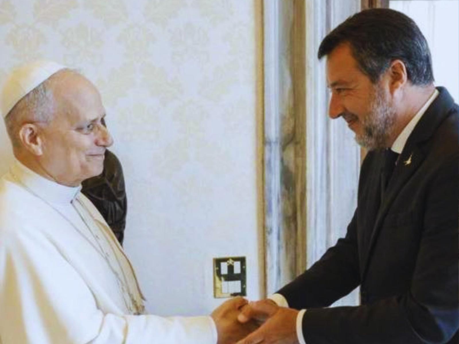 Salvini da Leone: "Parole di pace da ascoltare"