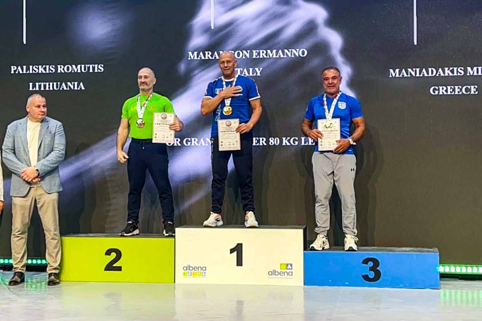 Ermanno ancora sul tetto del mondo