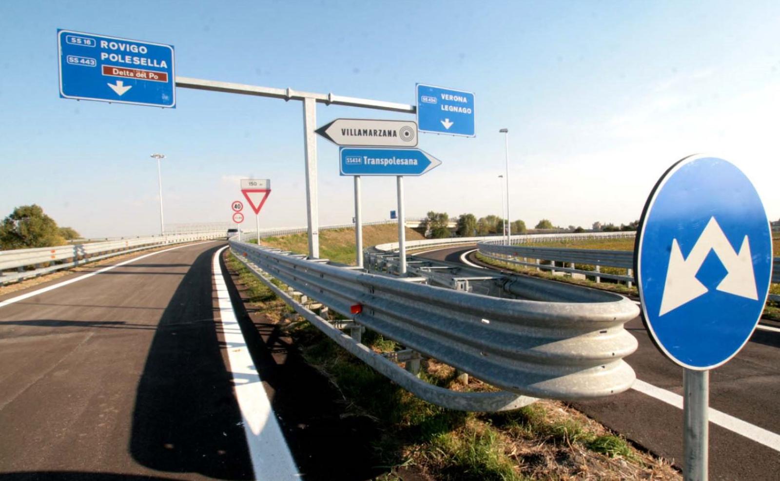 Chiusure del tratto Rovigo-Villamarzana