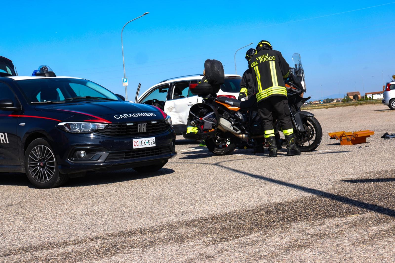 Schianto e paura sulla provinciale