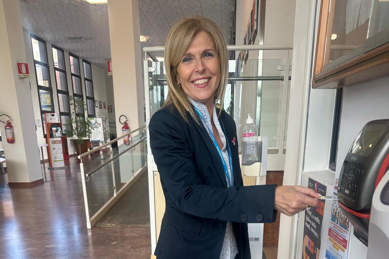 Prima timbratura del cartellino!