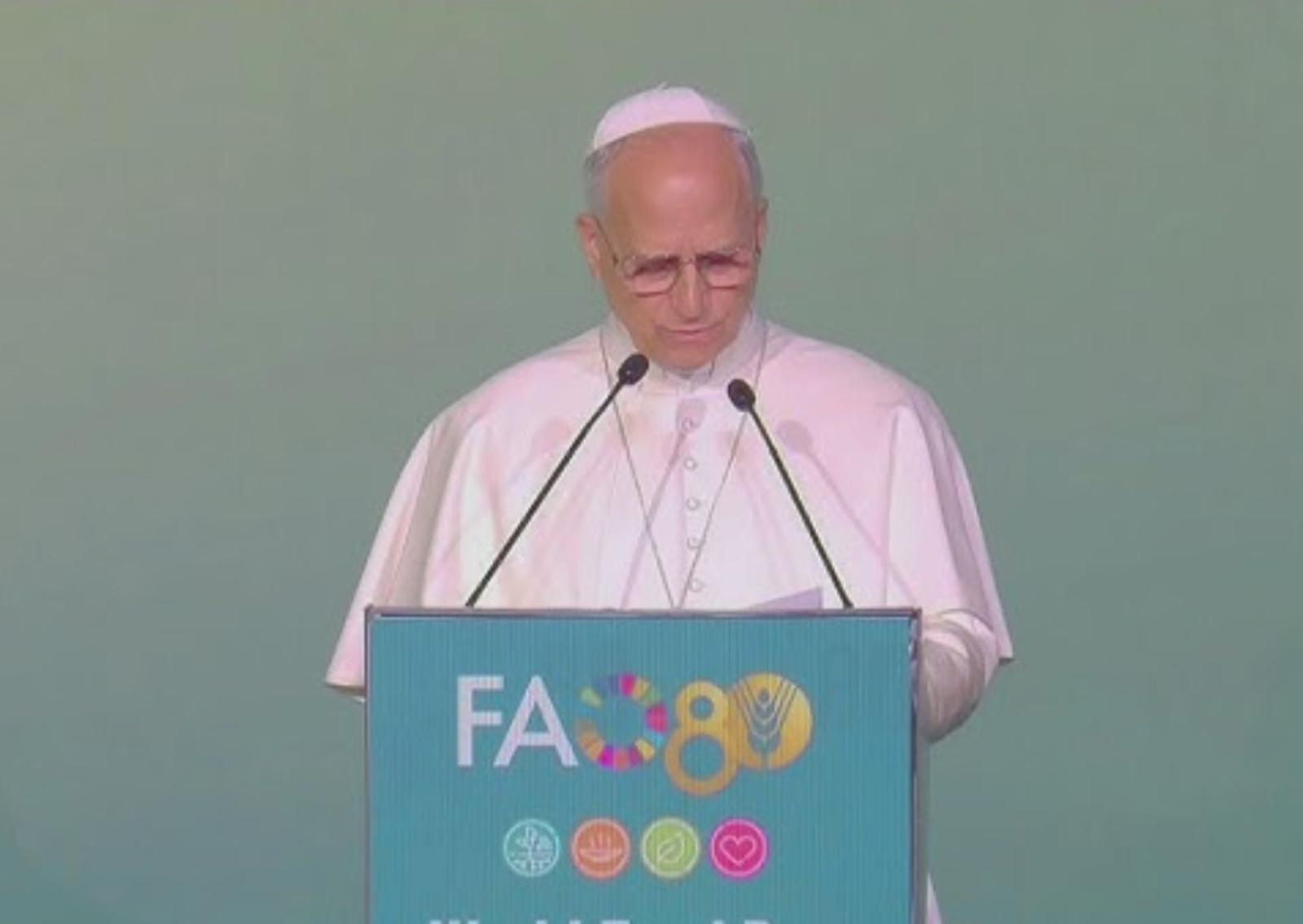 "Fame come arma di guerra &egrave; un crimine"