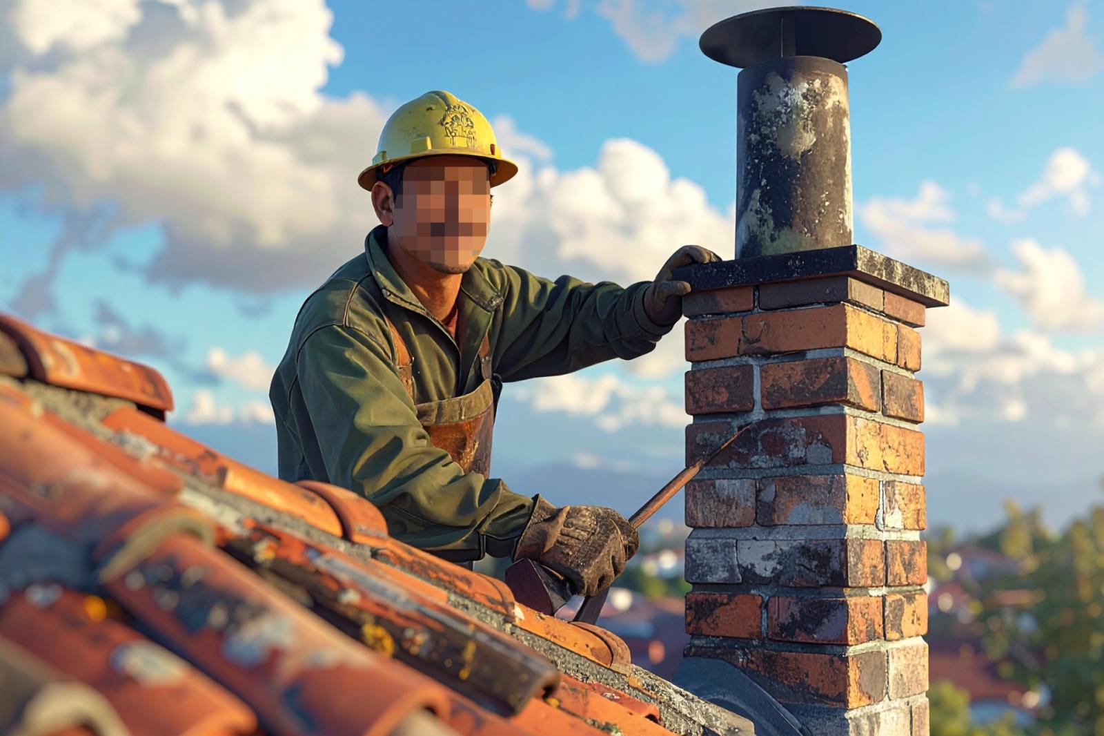 Derubata dallo spazzacamino