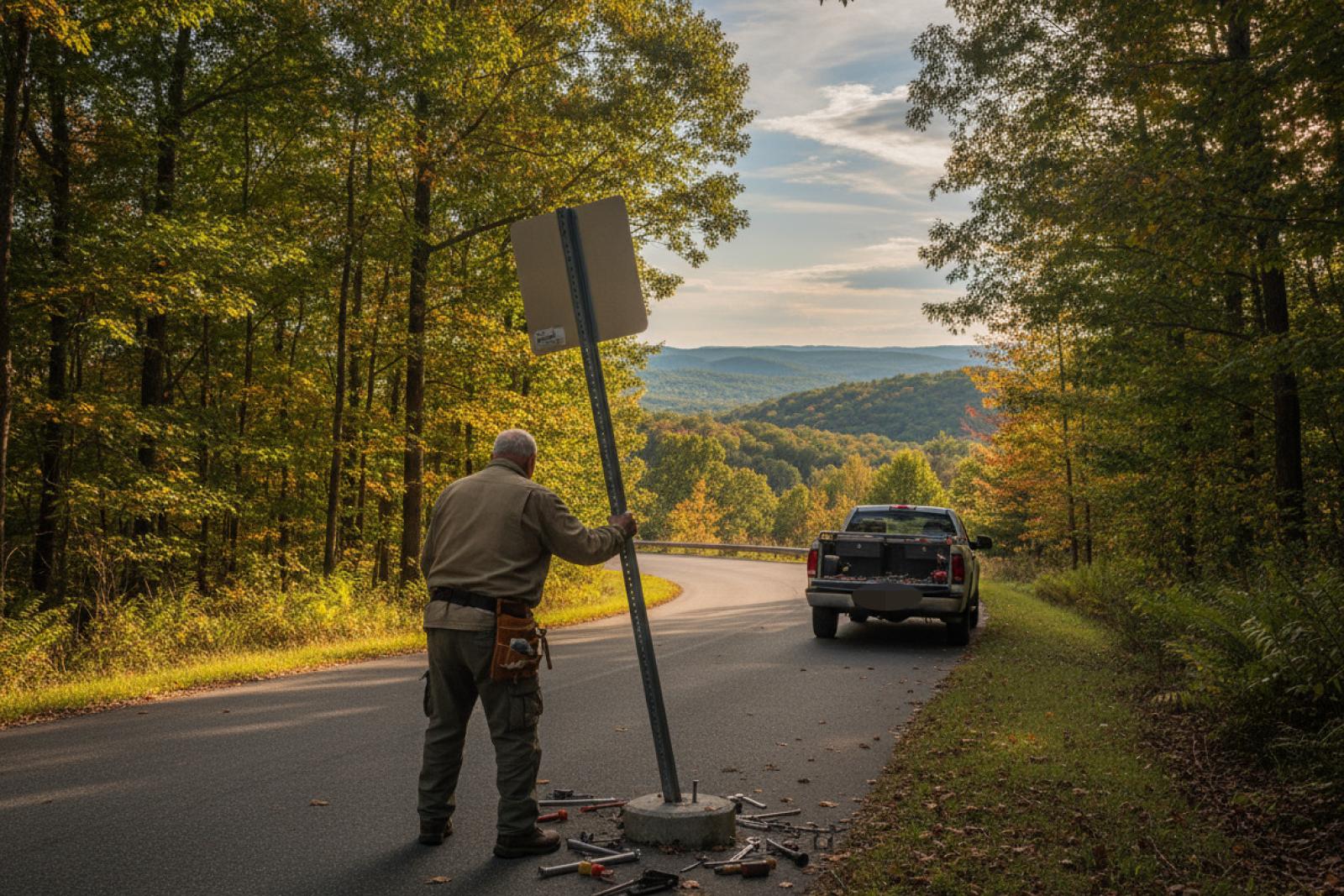 A 80 anni ruba i pali stradali per fare l'orto
