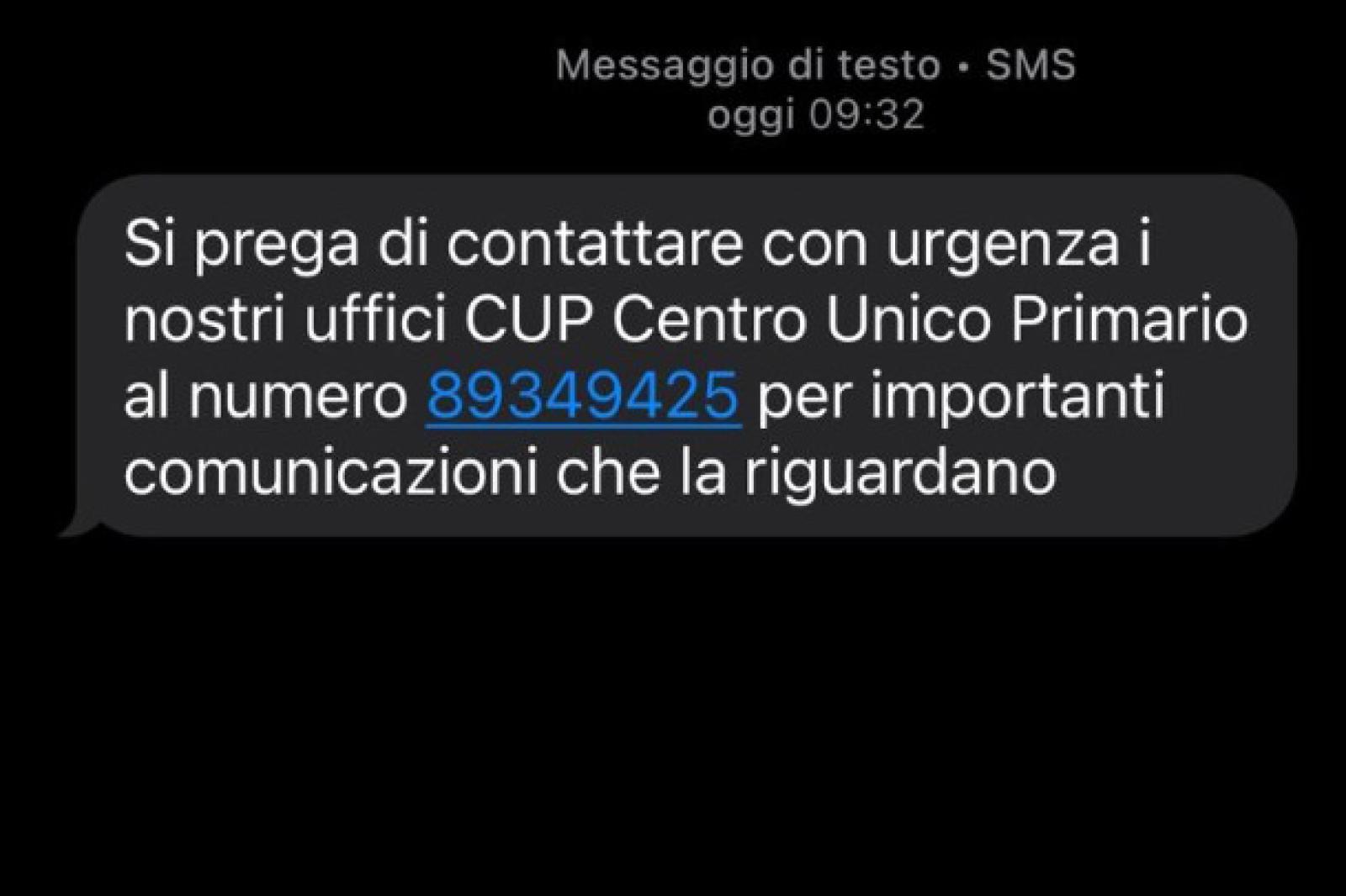 Attenti: questo messaggio non &egrave; dell'Ulss