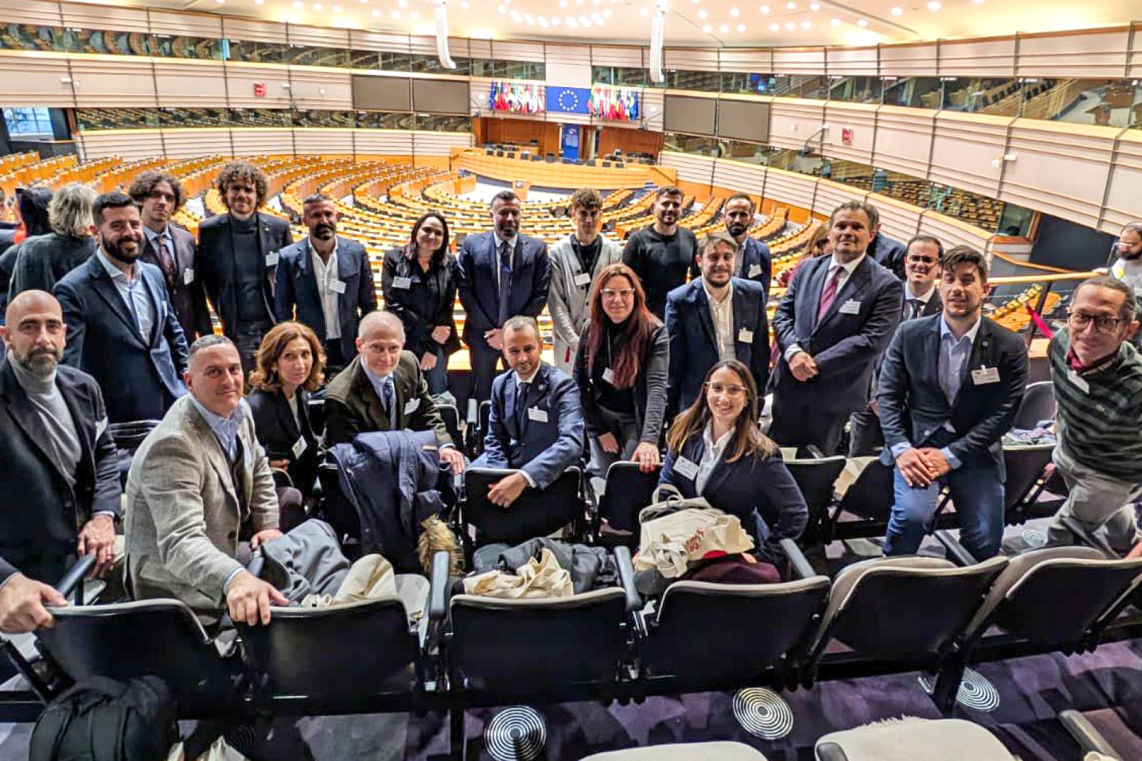 Amministratori alla scoperta dell'Europarlamento