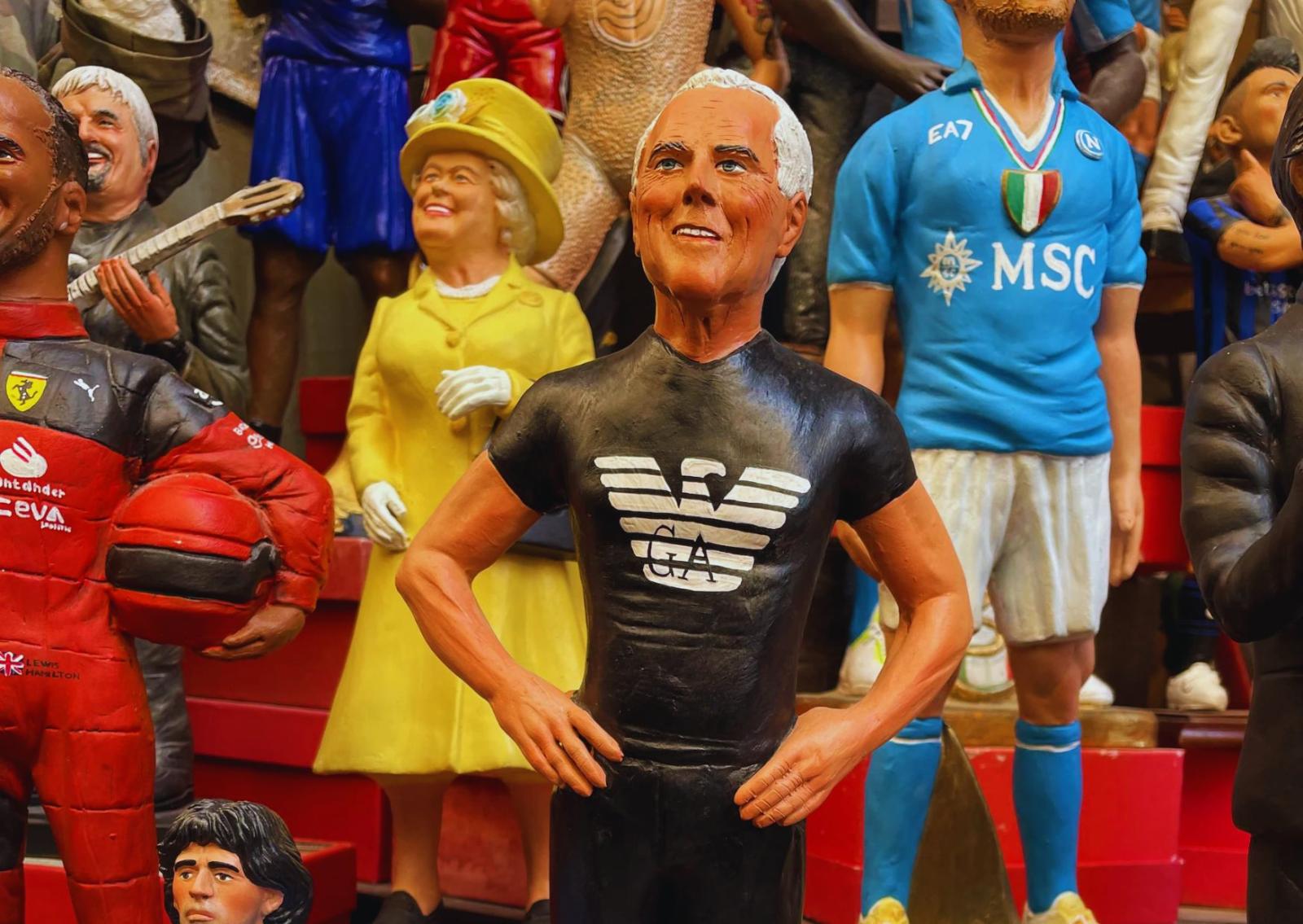 Giorgio Armani vip del presepe 2025