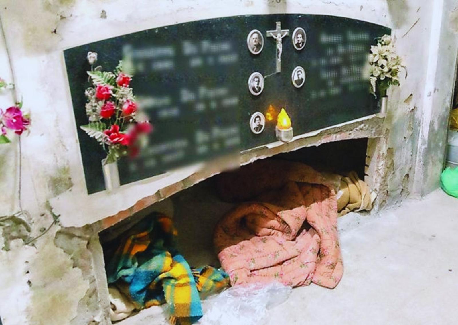 Dormire tra i loculi