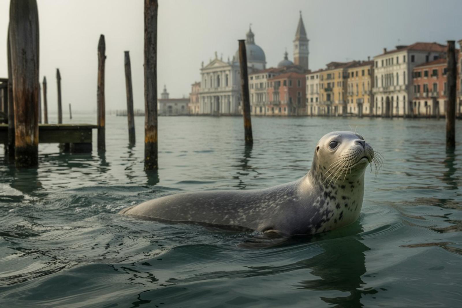 Dopo il delfino, ecco la foca in laguna