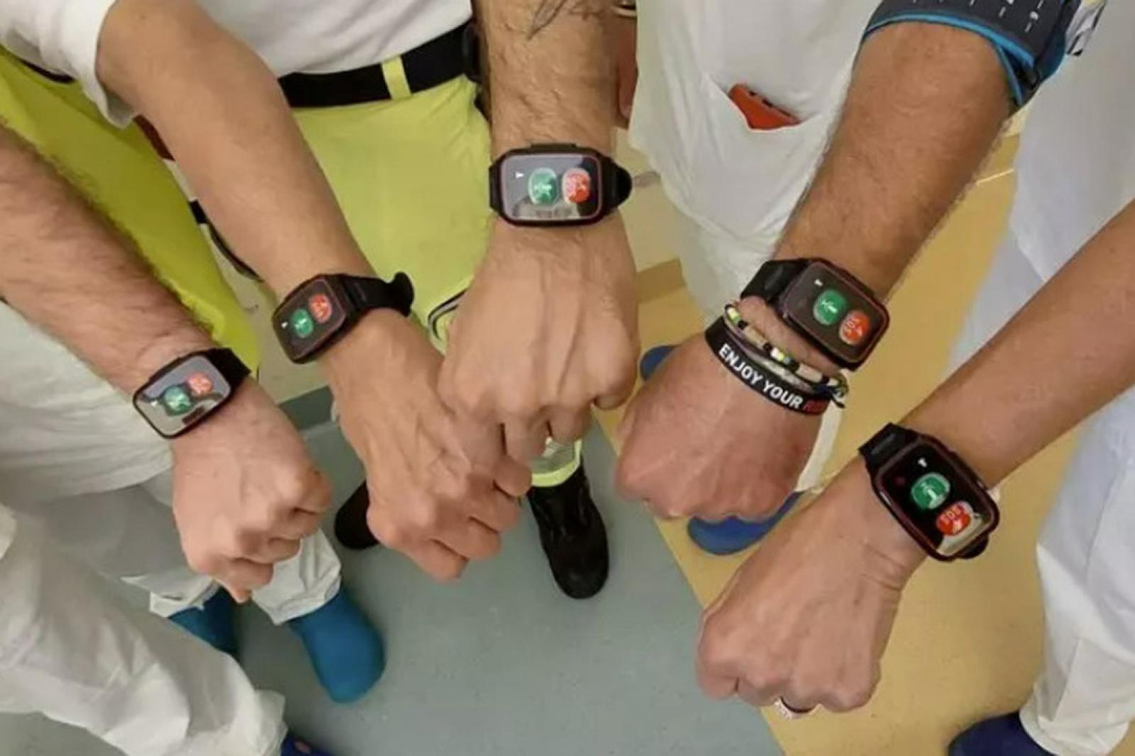Arrivano i braccialetti salva infermieri