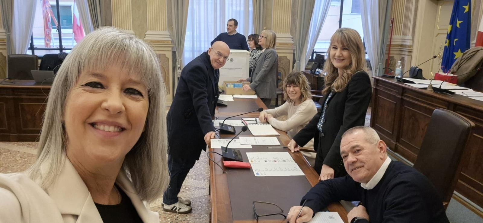 Andrea Baldo il primo a votare per il presidente