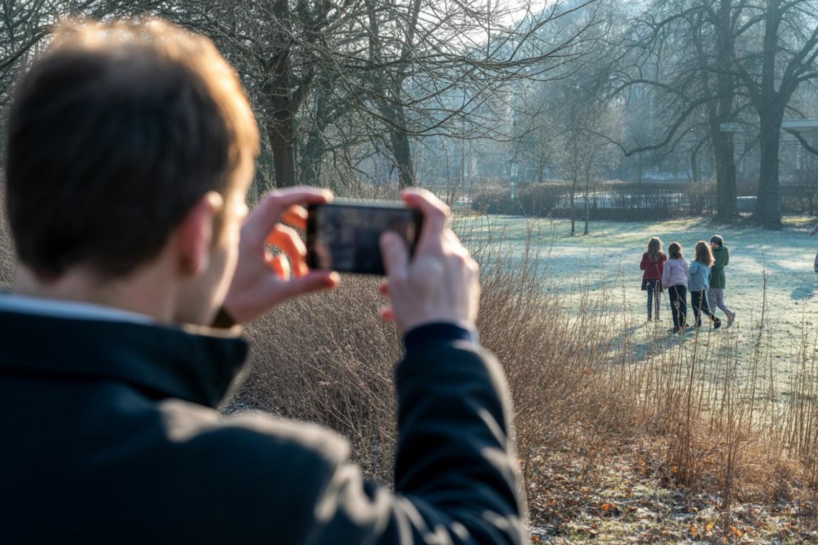 "Uno sconosciuto filma le ragazzine"