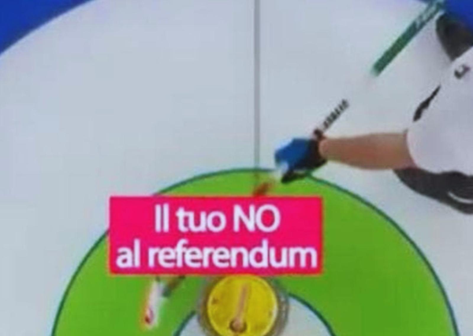 Curling e referendum, il Pd ritira il post