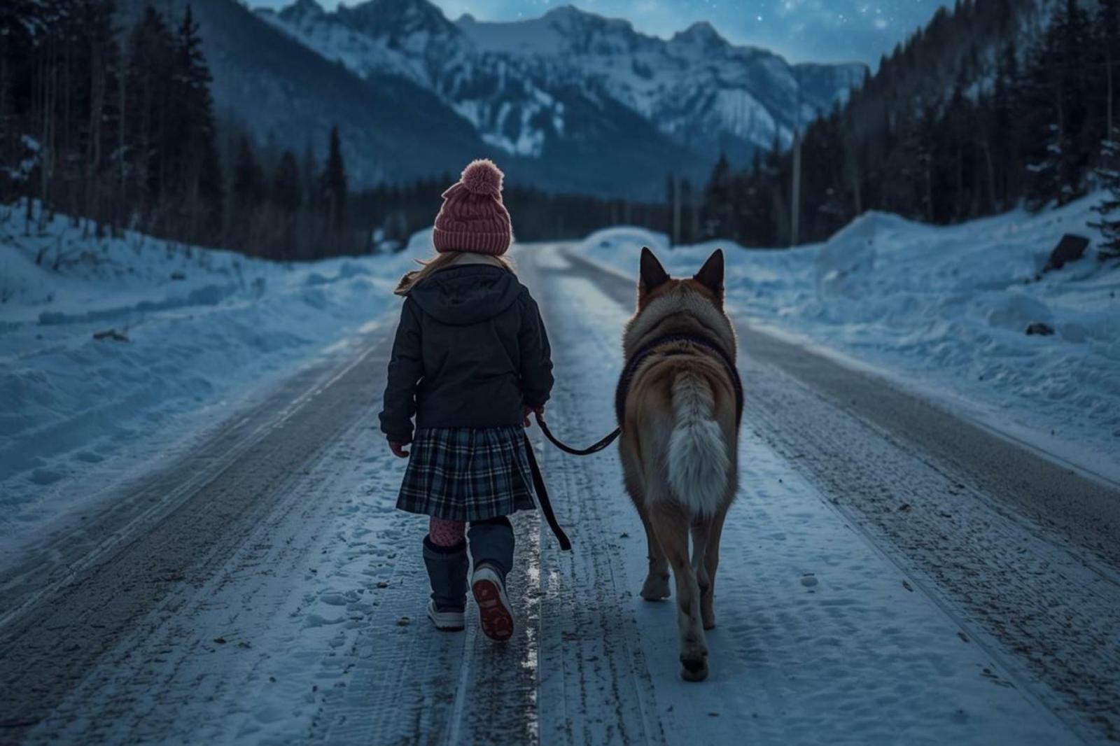 Si perde a tre anni, vegliata dal cagnone