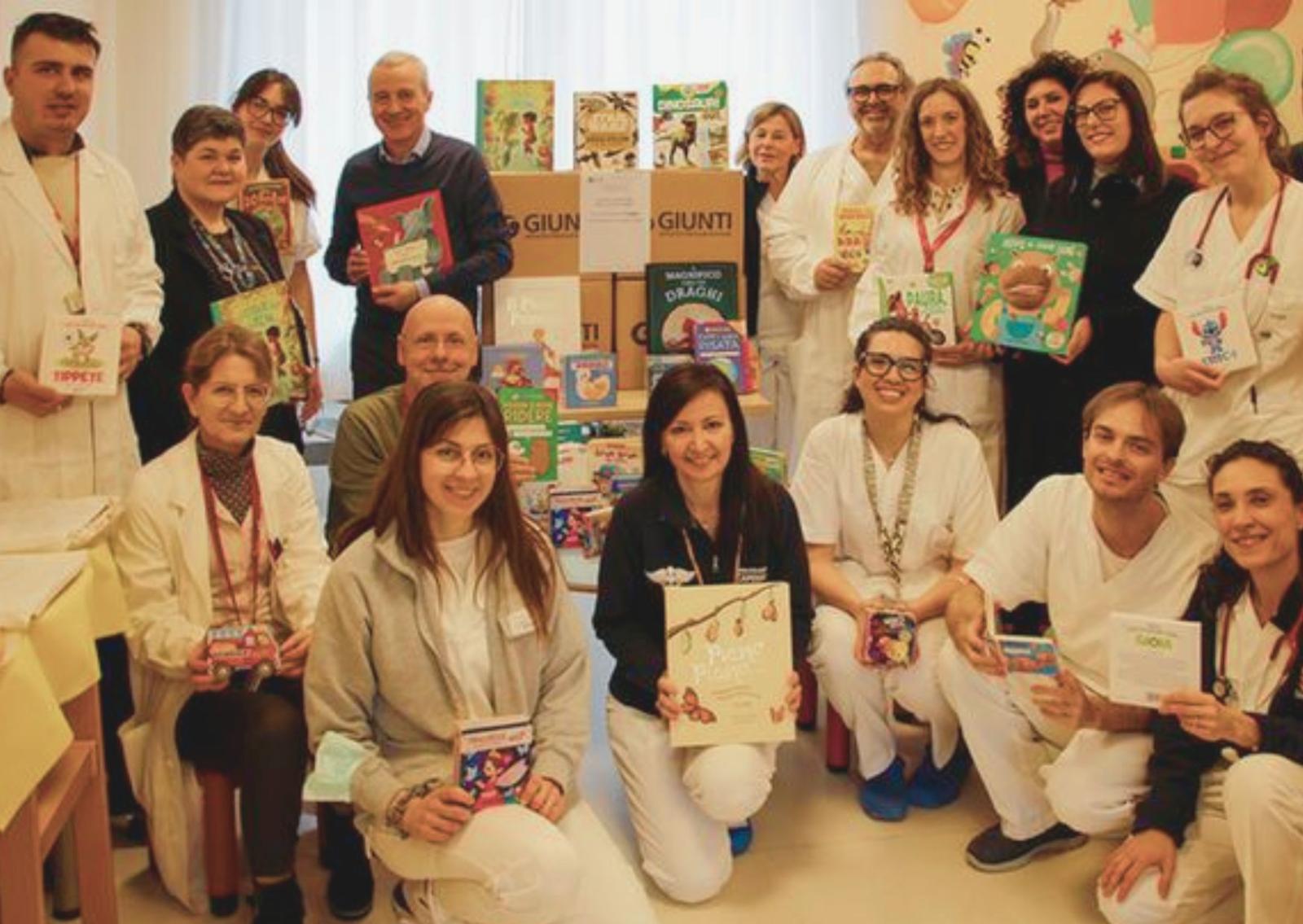 Oltre 3.800 volumi donati alla Pediatria