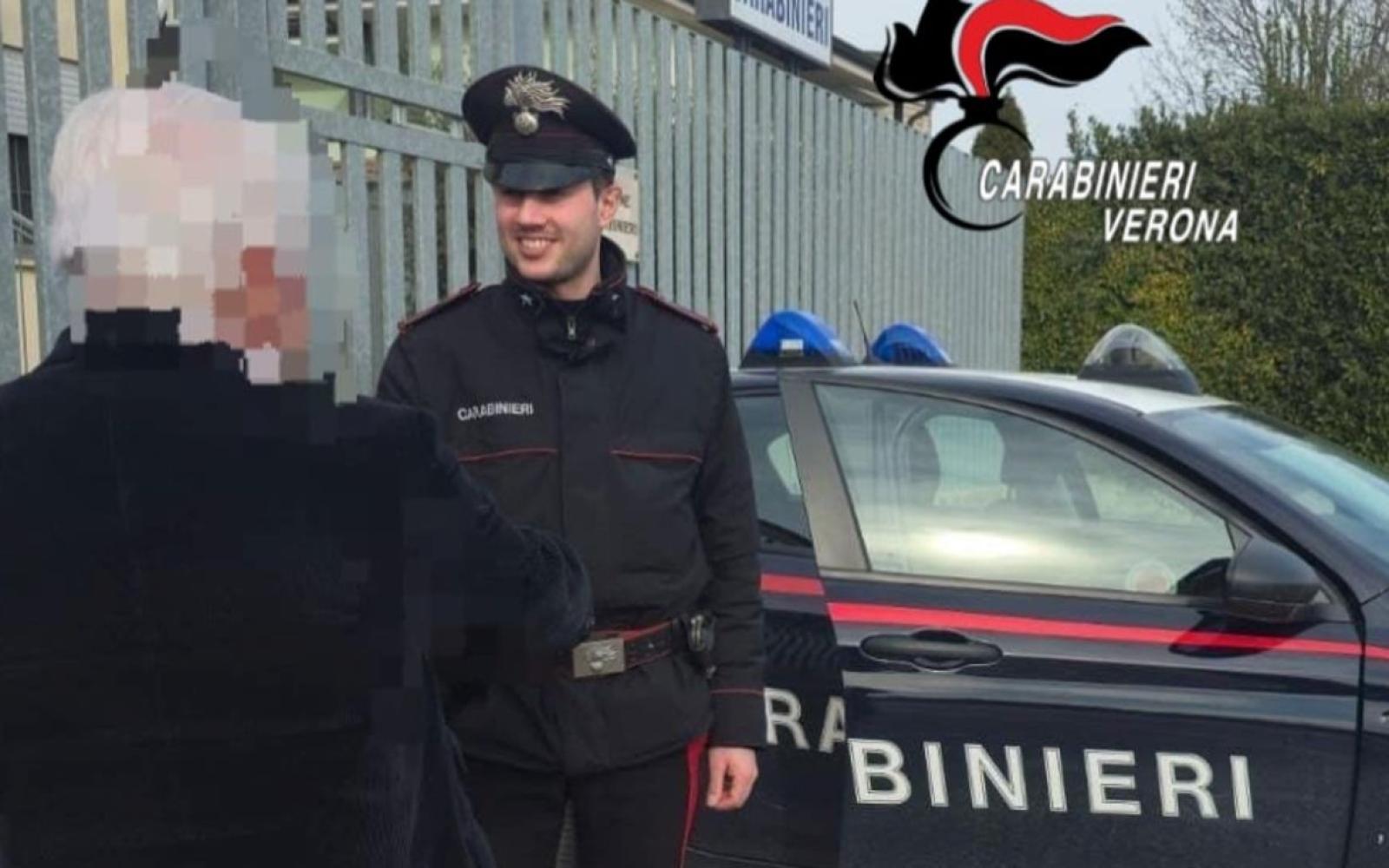 Aggrediti da un cane, salvati dal carabiniere